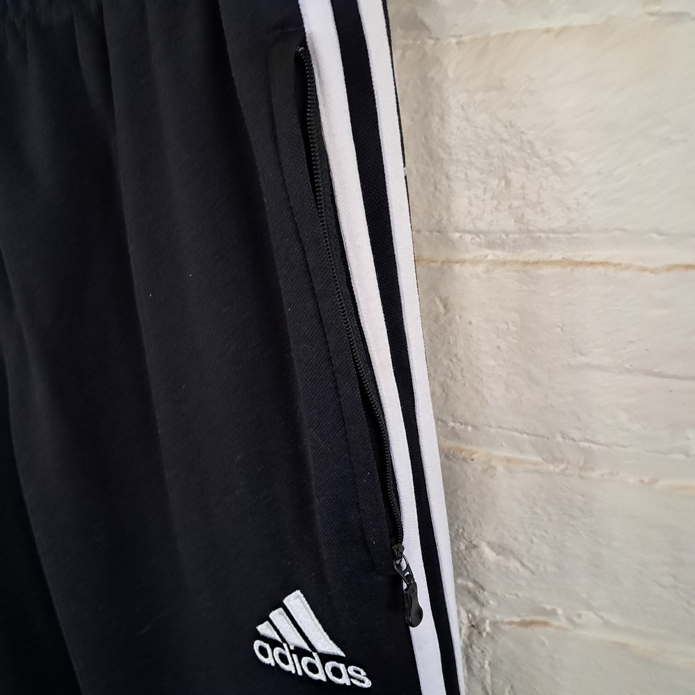 Adidas Tiro 11 Pant Black Joggers Soccer Striped Mens Size Medium Tapered Leg - Picture 6 of 9